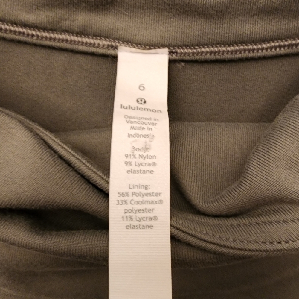 Lululemon Asymmetrical Olive Green Jacket Sz 6 - Picture 2 of 8